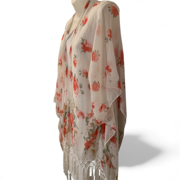 C Brand Coral Floral Wrap (item#10052) - Picture 3 of 5